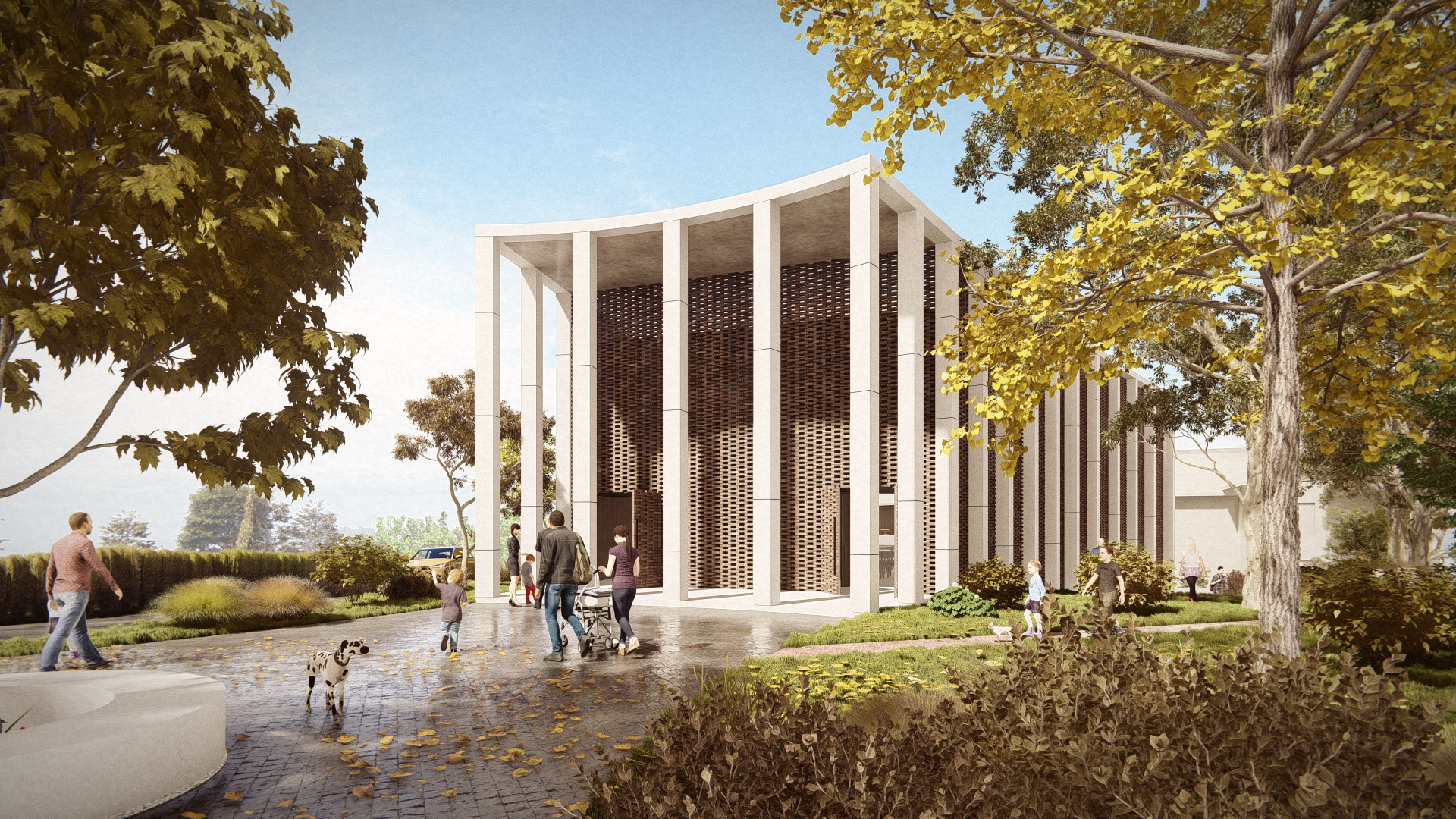 Vertragsabschluss – Bau des Pastoralzentrums der Pfarrei St. Michael in Gračani